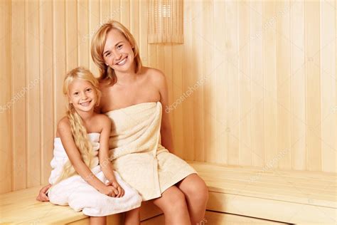 purenudism family|220 Family Sauna Stock Photos & High.